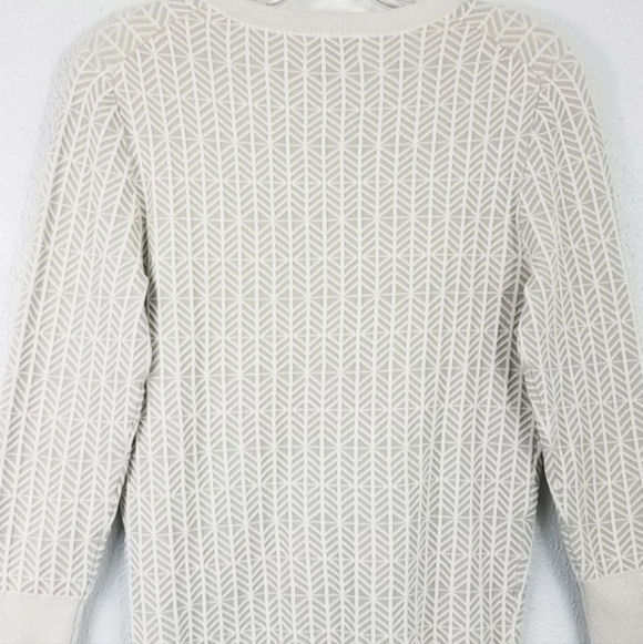 Merona Medium 3/4 sleeve Featherbone sweater cardigan - Picture 2 of 5